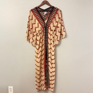 Soft Surroundings Maxi Resort Kaftan Size PS